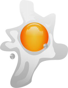 Fried egg PNG image-4484